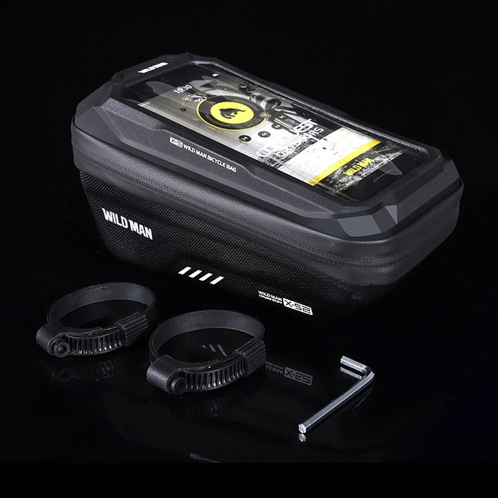 WILD Bicycle Handlebar Bag – 6.8'' Phone Case, Top Tube Storage