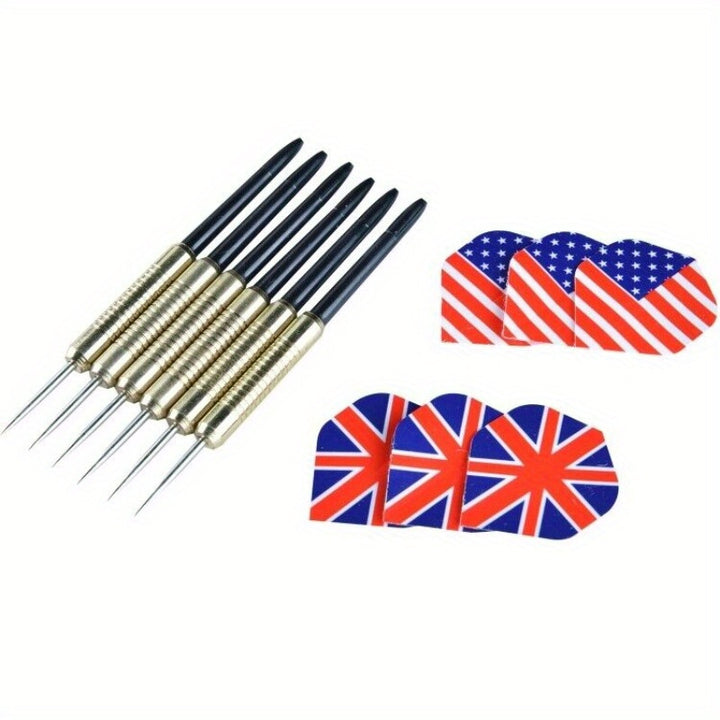 Dartboard Set with Wooden Cabinet – Includes 6 Darts for Home Use