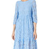 Noa Noa Women's LACE Drape Casual Dress, Vista Blue, 10
