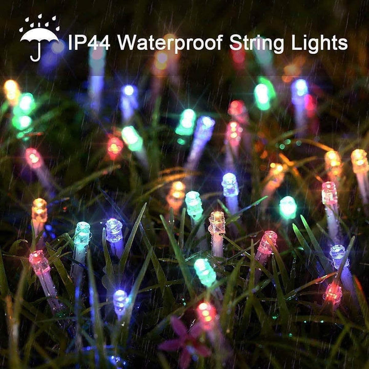 1000 LED Fairy Lights 100m – Cool/Warm White or Multicolour, 8 Modes & Timer