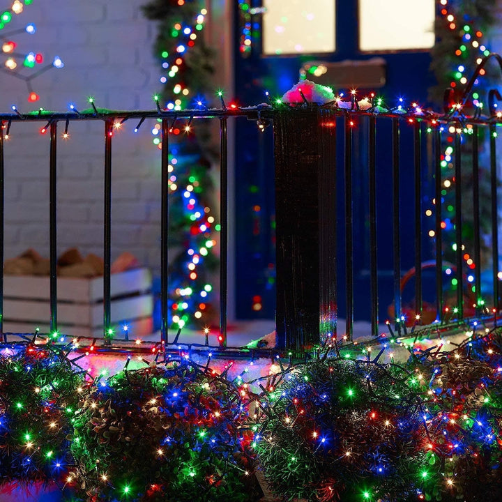 500 LED Christmas Fairy Lights – 8 Modes, Timer, Waterproof, Indoor/Outdoor