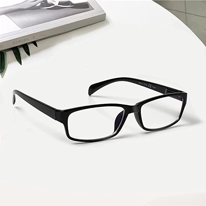Kerecsen 6 Pack Mens Reading Glasses Blue Light Blocking Black Computer Readers with Spring Hinges (6 Black, 1.75, multiplier_x)