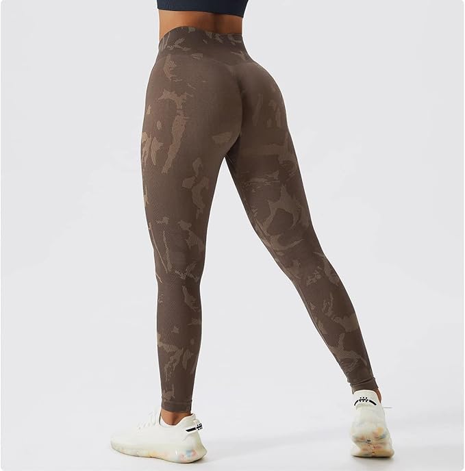 EULLA Women's Leggings, Coffee, S