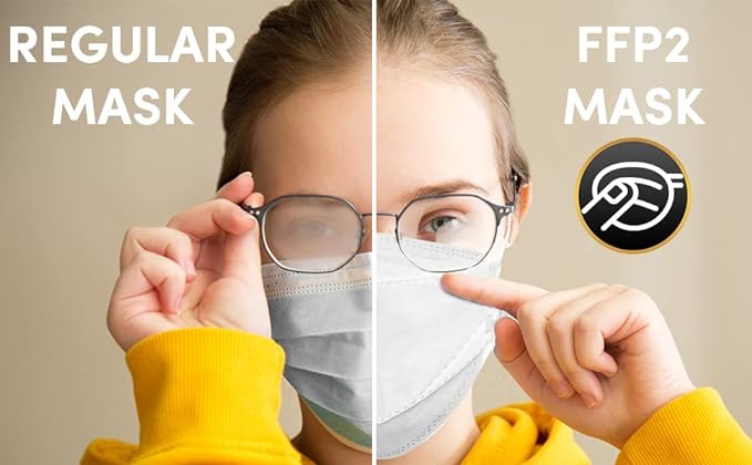 25 PCS INDIVIDUALLY WRAPPED FFP2 Face Masks Uk certified face masks FFP2 mask N95 face Mask uk n95 mask respiaror 4-Layer Filtering FFP2 Mask with CE Marks – UK'