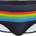 SEAUR - Men's Swimming Trunks Tight Short Swimming Trunks Beach Quick Drying with Removable Pad Classic Boys Swimming Swim Briefs Water Sports Pool Style 17, XL