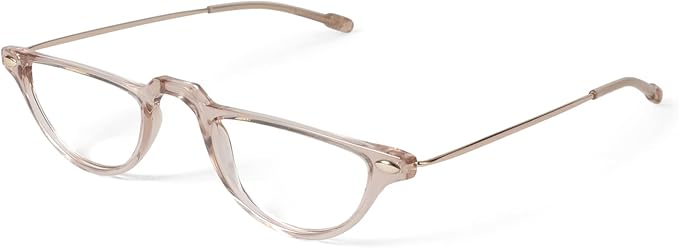 Nooz - Moon Reading Glasses - Half Moon shape (Quartz,+1.5, Dioptres)