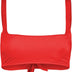 Trendyol Women's Strapless Knit Bikini Top Swimwear, Red, 6