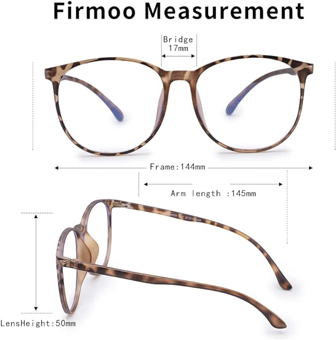 Dolarosey Blue Light Blocking Glasses Oversized frame for Computer/Phone/Pad/Game, Anti Glare Fatigue Avoids Headaches Eye Strain, (Frame Width/ 144MM), (Lens Width/ 57MM)