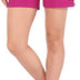 Rekucci Womens Ease into Comfort Stretchable Pull-On 13 cm Slimming Tab Short (16, Red)