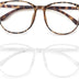 Dolarosey Blue Light Blocking Glasses Oversized frame for Computer/Phone/Pad/Game, Anti Glare Fatigue Avoids Headaches Eye Strain, (Frame Width/ 144MM), (Lens Width/ 57MM)