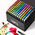 120/168 Colours Alcohol Markers – Dual Tip Art Pens with Carry Bag & Stand