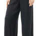 Koton Women's Relax Fit Pocket Detail Cotton Drawstring Wide Leg Trousers Shorts, Black(999), 12