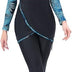 seafanny Womens' 3 Pieces Muslim Swimwear Full Cover Hijab Burkini Modest Swimsuit(Palmetto Leaf 16-18) 3XL