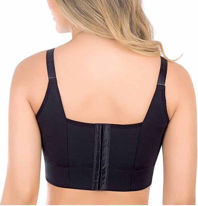 Filifit Sculpting Uplift Bra│Back Fat Coverage Bra for Women│Shapwear Bra for Women│Ladies Seemless Wide Back Sports Bra│Small, Big, Plus Size Chumbo Bra. (as8, alpha, 3XL, regular, regular, Black)