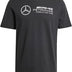 adidas Men's Mercedes - AMG Petronas Formula ONE Team DNA Graphic TEE Men, Black/White, XXL