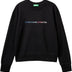 United Colors of Benetton Women's Jersey G/C M/L 3J68D107Z Hooded Sweatshirt, Black, S