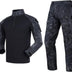 YUSHOW Mens Tactical Gear Shirts Ripstop Combat Trousers Suit Long Sleeve Airsoft BDU Uniform for Military Hunting Paintball