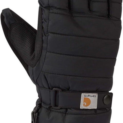 Carhartt Women's Quilts Insulated Breathable Glove with Waterproof Wicking Insert - Black - M