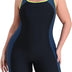 Charmo Women's Plus Size Racerback Swimming Costume Boyleg One Piece Swimsuit Sport Modest Swimwear 18