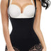 Gotoly Women Seamless Bodysuit Thong Butt Lifter Shapewear High Waist Trainer Panty Tummy Firm Control Body Shaper with Removable Straps (Black, X-Large - XX-Large)