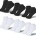 ACWOO Ankle Socks, 6 Pairs Athletic Ankle Socks, Cotton Trainer Sports Socks, Breathable Running Socks for Men Women Ladies, Non-Slip Low Cut Short Socks for Casual and Athletic Wear