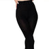 POSE Capri Leggings for Women | 3/4 Length Leggings Made of 80 Denier Microfibre | Tear Resistant Opaque Solid Coloured Leggings | 17 Juicy Colours | M/L, Black