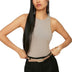 Trendyol Women Plain Thin Knit Bodysuit, Mink, L