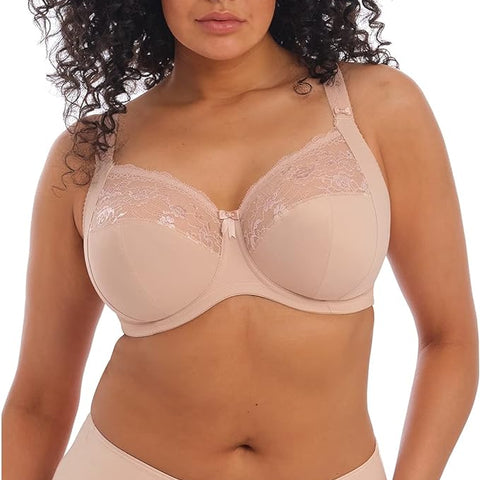 Elomi Women's Morgan Underwire Banded Stretch Lace Bra Full Coverage