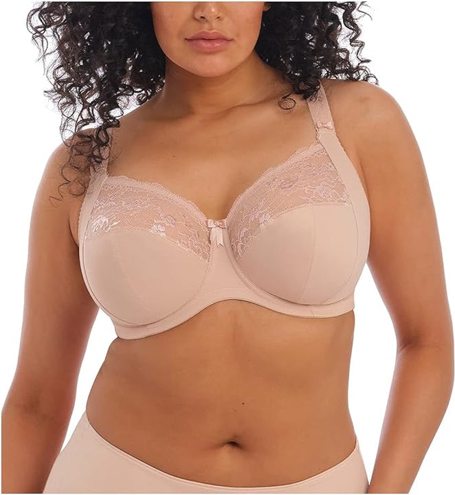 Elomi Women's Morgan Underwire Banded Stretch Lace Bra Full Coverage