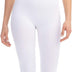 Farmacell 123 (White, S/M) Women's high-waisted anti-cellulite micromassage capri leggings