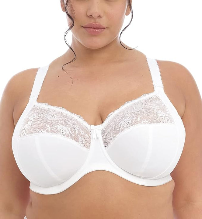 Elomi Women's Morgan Underwire Banded Stretch Lace Bra Full Coverage
