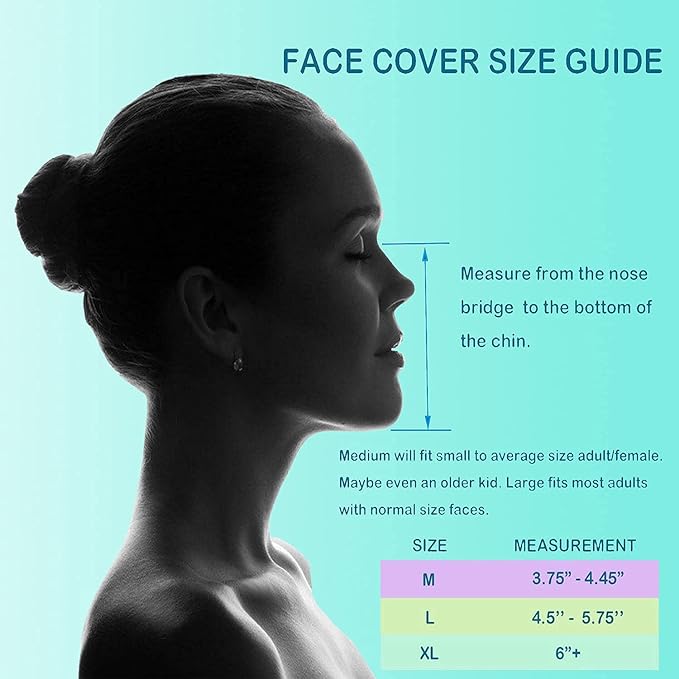 6 Pack Black Cotton Face Masks,Face Masks Washable,Reusable Face Mask,Face Covering,3-Layers Breathable Cloth Face Masks With Adjustable Ear Loops For Women Man (Meduim)