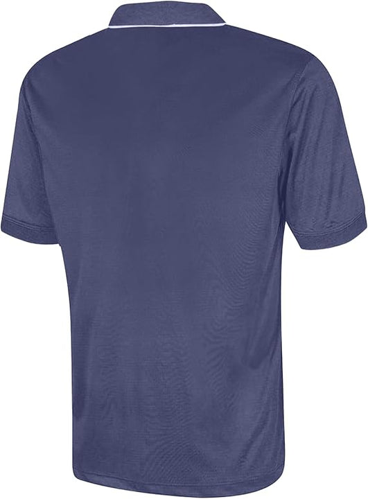 Under Par Men's Printed Golf Pro Quality Polo Shirt, 2311-Navy, XXL