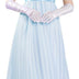 Fiamll Regency Dresses Women's Empire Waist Victorian Ball Gown Regency Dress from 19th Century Parties, blue, M