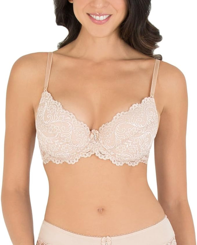 Smart & Sexy Women's Signature Lace Push-up Bra, Opaque, Black Hue, 32A