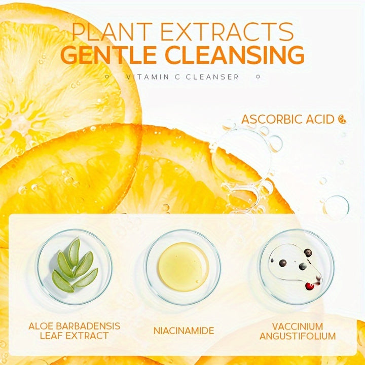 Vitamin C Face Wash – Brightening & Oil Control Cleanser for Smooth Skin