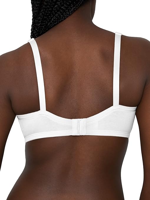 Fruit of the Loom Women's T-Shirt Bra, Blushing Rose/White/Grey Heather, 36D (Pack of 3)