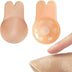 HonLena Stick on Bra Strapless Bras,Women Backless Bra,Rabbit Lift-Up Bra,Reusable Bra for Women Backless Evening Dress for Girls Women Beige