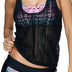 EUDOLAH Women Tribal Printed Tankini Set Soft Elastic Swimsuits with Boyshort Three Piece Bikini (L, Z Black)