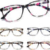 Kerecsen 6 Pack Ladies Reading Glasses Blue Light Blocking Spring Hinge Fashion Readers Computer Eyeglasses Women/Men (6 Pack Mix Color-1, 1.25, Diopter)
