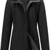 Outdoor Ventures Softshell Jacket Ladies Rain Jacket Functional Rain Coat Windbreaker Waterproof Hiking Jacket Breathable Outdoor Jacket with Hood for Spring Fall Winter XL