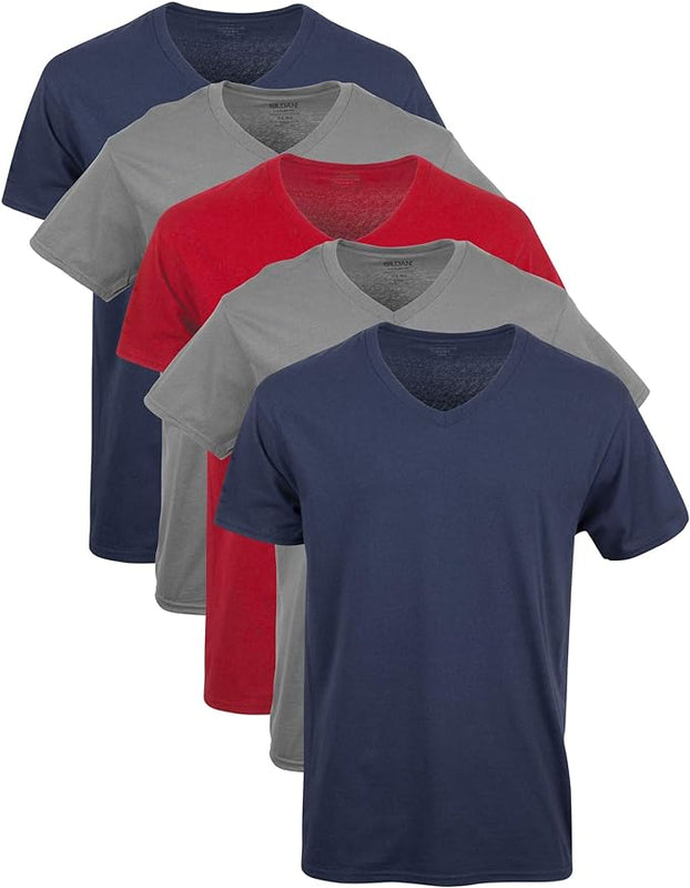 Gildan Men's 1103 cm Underwear, Navy/Anthracite/Cardinal Red (5 Pack), L (Pack of 5)