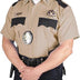 First Class 100% Polyester Two Tone Short Sleeve Men's Uniform Shirt - Large