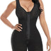 YIANNA Shapewear for Women Tummy Control Full Body Shaper Fajas Colombianas Bodysuit Butt Lifter Post Surgery Zipper Crotch Black 7275 L
