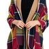 Good Nite Scarf Women Winter Purple Scarves Shawls Scarves Wraps Ladies Christmas Gifts Long Soft Warm Tartan Scarf Wool Spinning Tassel Long Stole for Women