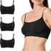 Risalti Bamboo Narrow-Shoulder Bras - Women's Seamless, Crop & Bralette Tops - Made in Italy, Black, S-M