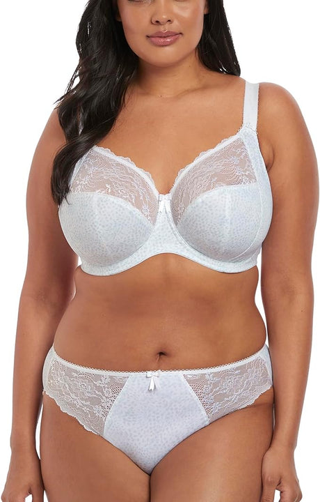 Elomi Women's Morgan Underwire Banded Stretch Lace Bra Full Coverage