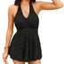 GRACE KARIN Womens Black V-Neck Swimwear Set Lace Swim Top  Tankini Swimsuits for Holiday Black XL