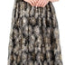 Lovedrobe Women's Midi Dress Ladies Short Puff Sleeve Mesh Star Sequin Embellished Round Neck A-line for Party Cocktail Evening, Gold, 16