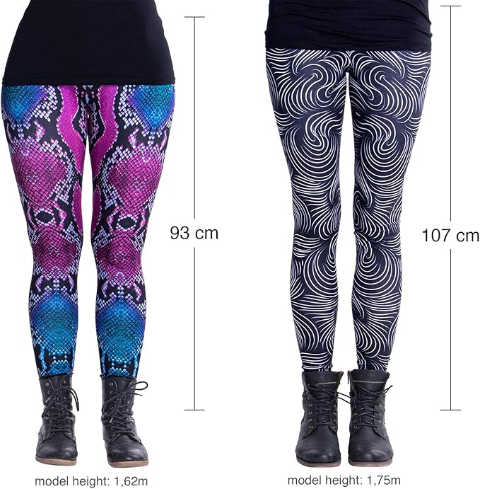 cosey - Printed Colorful Leggings (one Size) - Design Aztec Panic